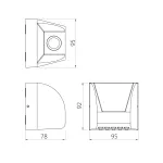Настенный фонарь Natural Concepts Dwell NC-003031-DG