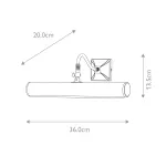 Светильник для картин Elstead Lighting Picture light PL1-20-BB