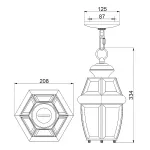 Подвесной светильник Quoizel Newbury QZ-NEWBURY8-M-AC