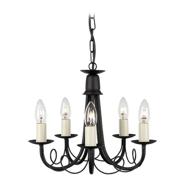 Люстра Elstead Lighting Minster MN5-BLACK Люстра Elstead Lighting Minster MN5-BLACK