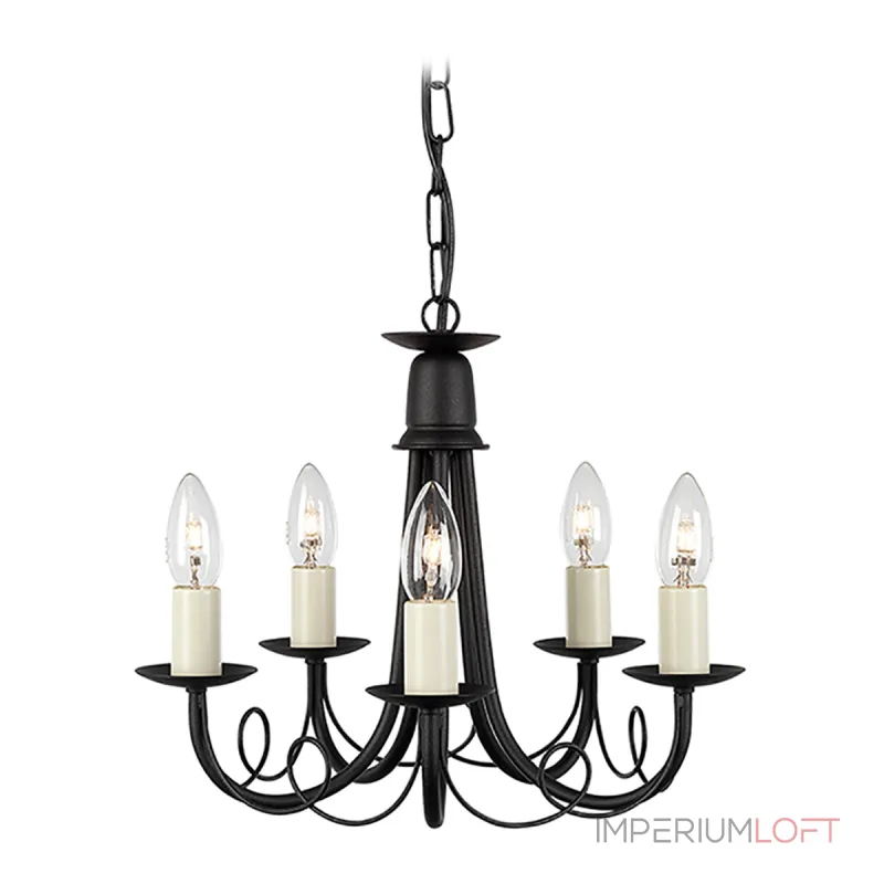 Люстра Elstead Lighting Minster MN5-BLACK Люстра Elstead Lighting Minster MN5-BLACK