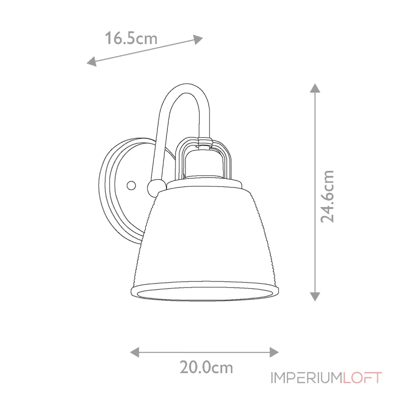 Бра для ванной Quoizel Dublin QZ-DUBLIN1-PC