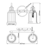 Бра для ванной Quoizel Swell QZ-SWELL2-PC-BATH