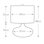 Настольная лампа Elstead Lighting Laguna (el) LAGUNA-TL-SM