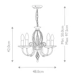 Люстра Elstead Lighting Aegean AG5-POL-BRASS