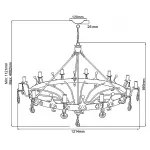 Люстра Elstead Lighting Windsor WINDSOR12-GOLD
