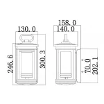 Настенный фонарь Kichler South hope KL-SOUTH-HOPE-S