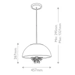 Подвесной светильник Elstead Lighting Staring STARING-3P-DG-OPAL