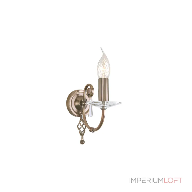 Бра Elstead Lighting Aegean AG1-AGED-BRASS Бра Elstead Lighting Aegean AG1-AGED-BRASS