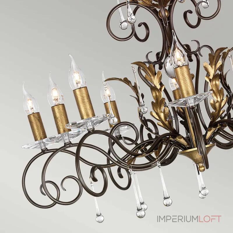 Люстра Elstead Lighting Amarilli AML10-BRONZE Люстра Elstead Lighting Amarilli AML10-BRONZE