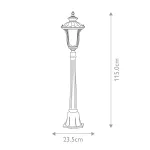 Фонарный столб Elstead Lighting Chicago CC4-S-BK