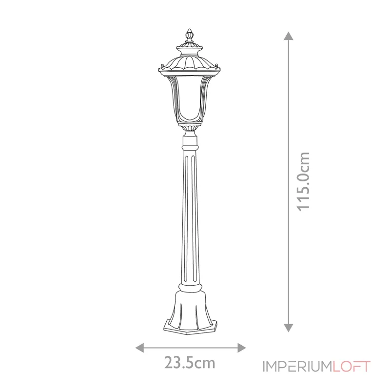 Фонарный столб Elstead Lighting Chicago CC4-S-BK Фонарный столб Elstead Lighting Chicago CC4-S-BK