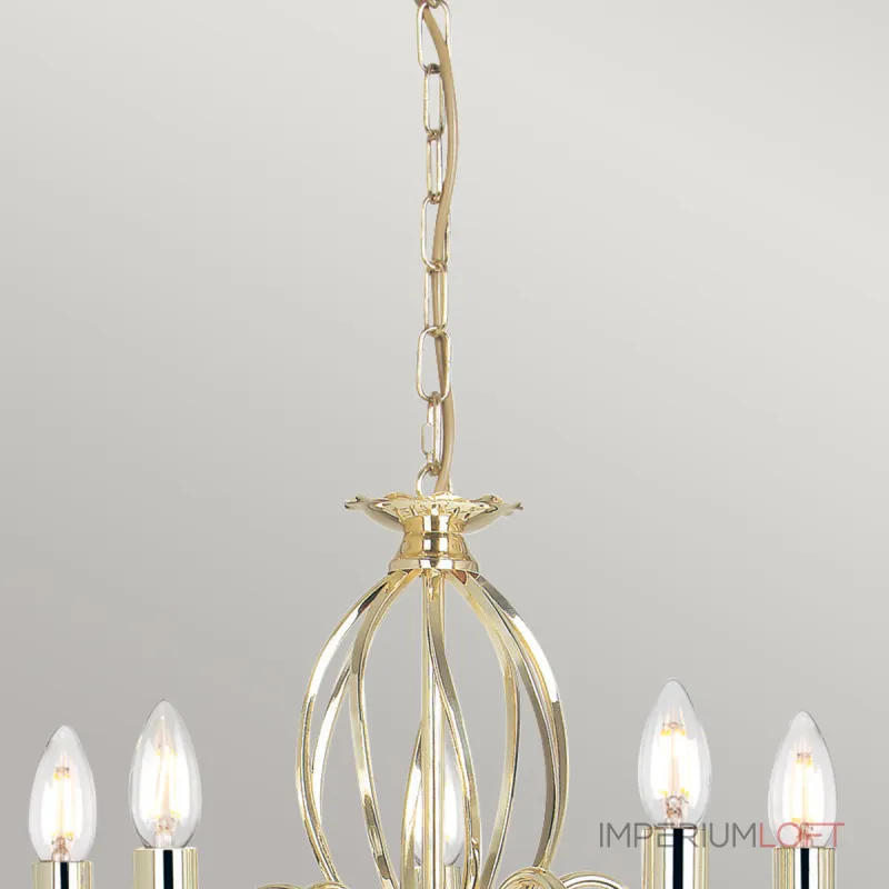 Люстра Elstead Lighting Aegean AG5-POL-BRASS Люстра Elstead Lighting Aegean AG5-POL-BRASS
