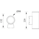 Настенный фонарь Natural Concepts Dwell NC-803092-DG