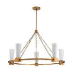 Люстра Elstead Lighting Kristy KRISTY5-DG-OPAL
