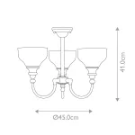 Люстра для ванной Elstead Lighting Cheadle BATH-CD3