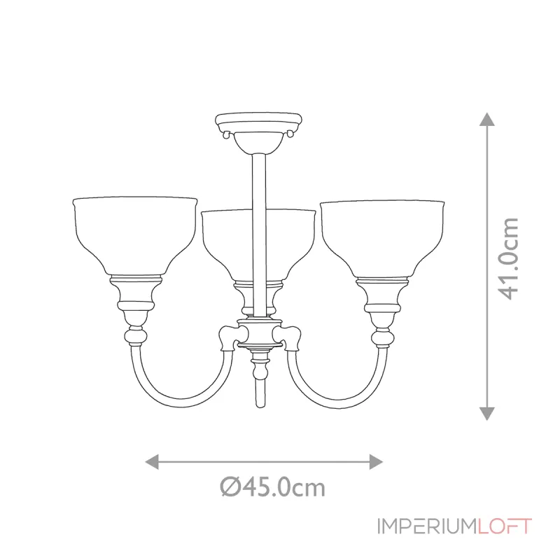 Люстра для ванной Elstead Lighting Cheadle BATH-CD3
