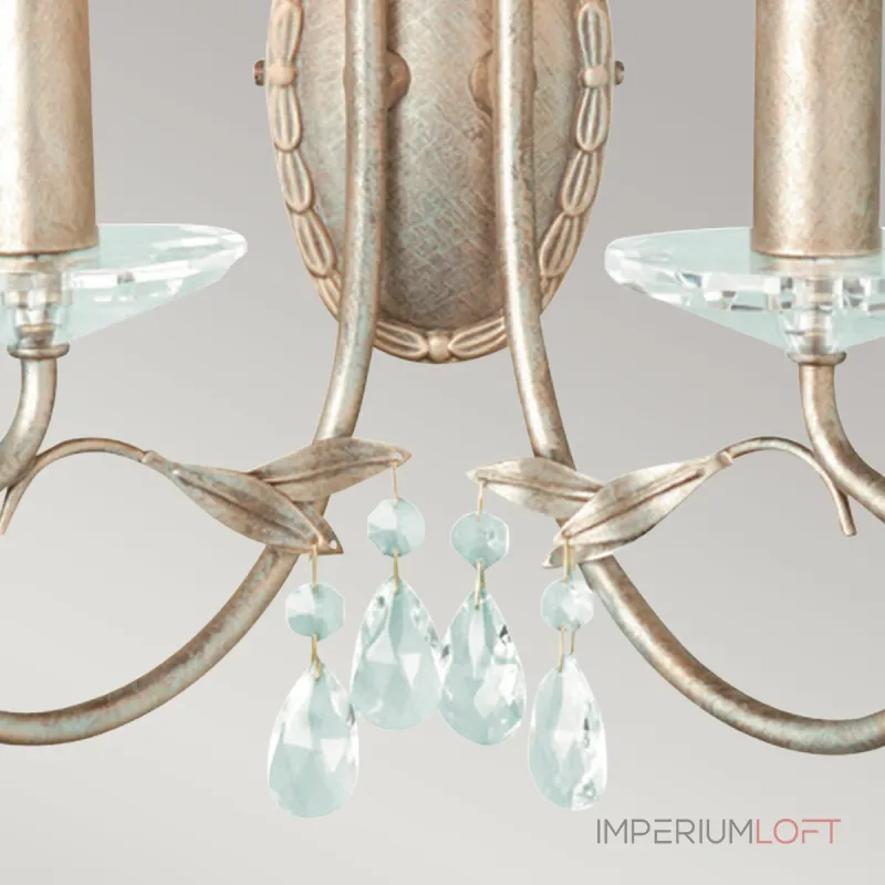 Бра Elstead Lighting Christina CRT2-SILVER-GOLD