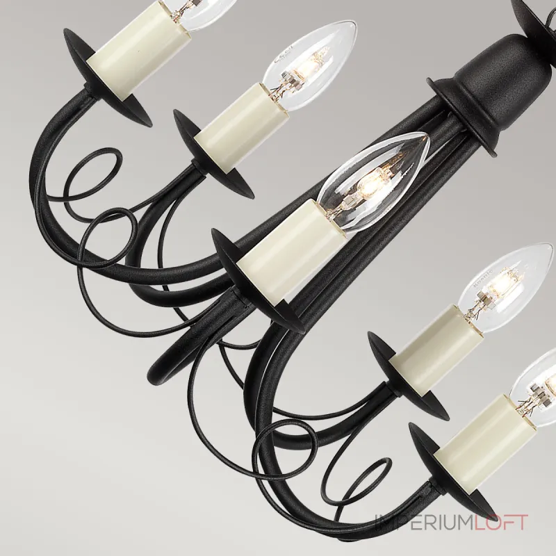Люстра Elstead Lighting Minster MN5-BLACK Люстра Elstead Lighting Minster MN5-BLACK