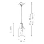 Подвесной светильник Kichler Kitner QN-KITNER-P-PN