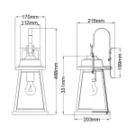 Настенный фонарь Hinkley Bainbridge HK-BAINBRIDGE-M-OZ