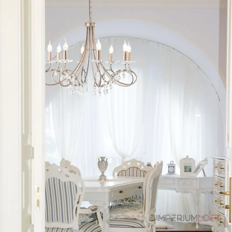 Люстра Elstead Lighting Christina CRT8-SILVER-GOLD