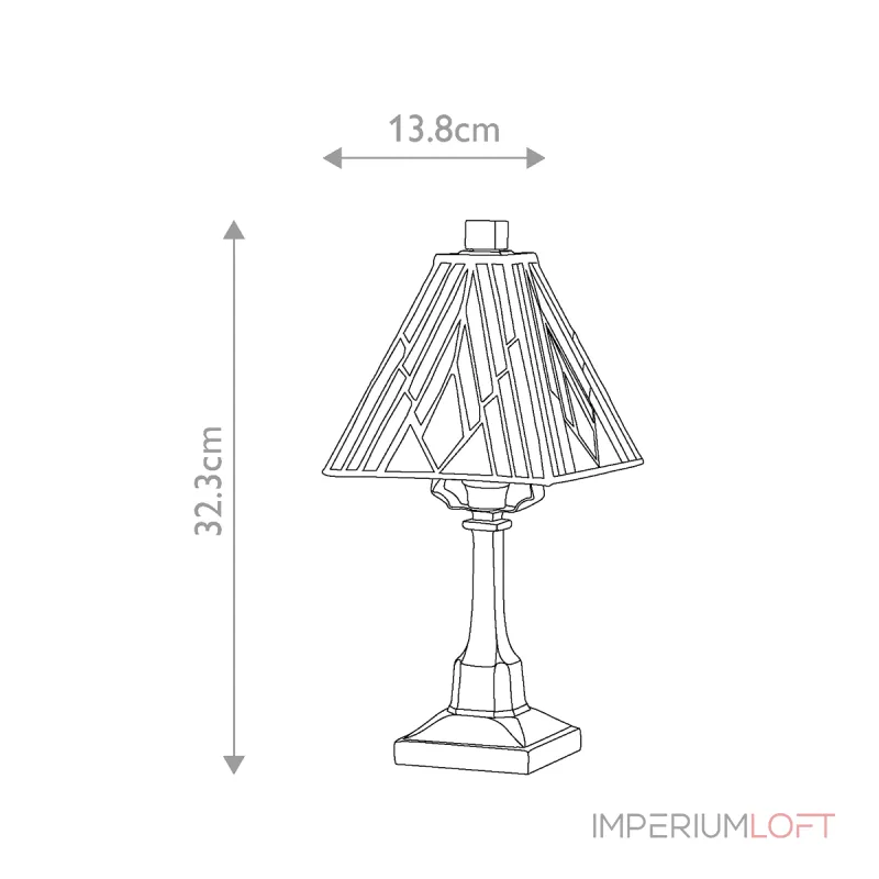 Настольная лампа Elstead Lighting Alderley TF-ALDERLEY-TL-S Настольная лампа Elstead Lighting Alderley TF-ALDERLEY-TL-S