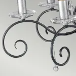 Люстра Elstead Lighting Amarilli AML10-BLK-SILVER