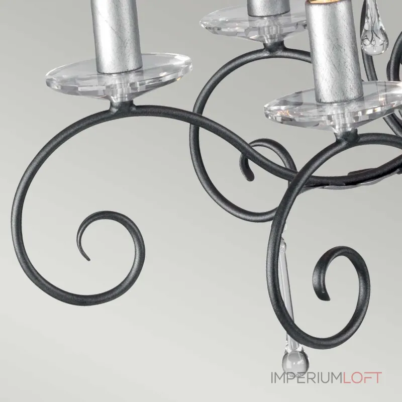 Люстра Elstead Lighting Amarilli AML10-BLK-SILVER Люстра Elstead Lighting Amarilli AML10-BLK-SILVER