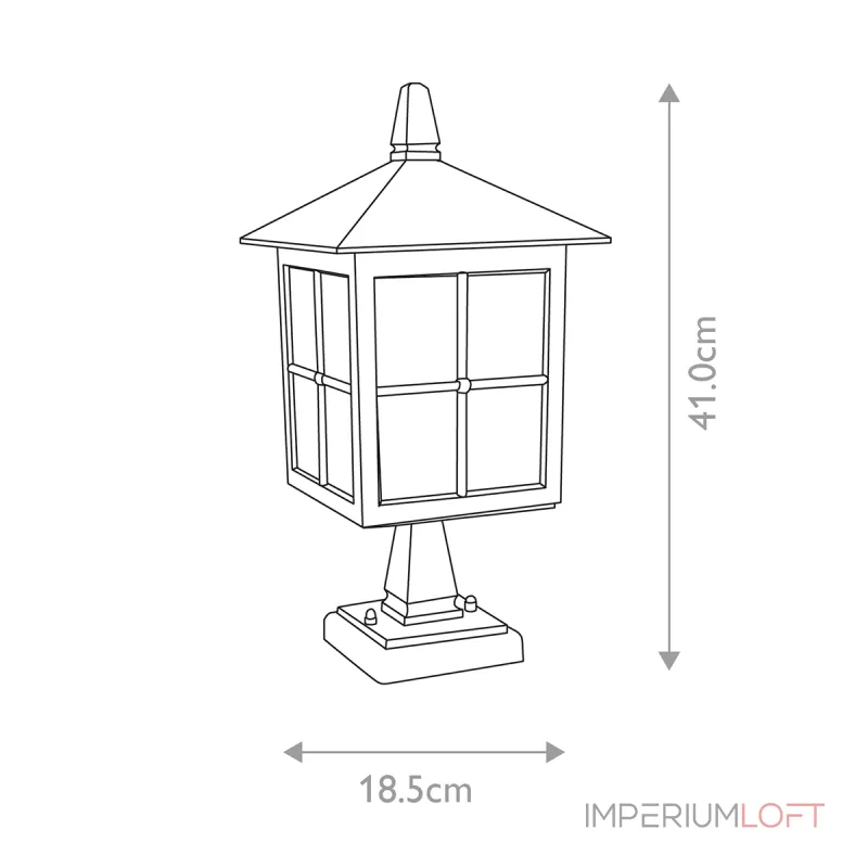 Фонарь-пьедестал Elstead Lighting Winchester BL25-BLACK Фонарь-пьедестал Elstead Lighting Winchester BL25-BLACK