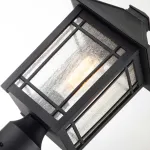 Фонарь-пьедестал Quoizel Cedar point QZ-CEDAR-POINT3-M-BK