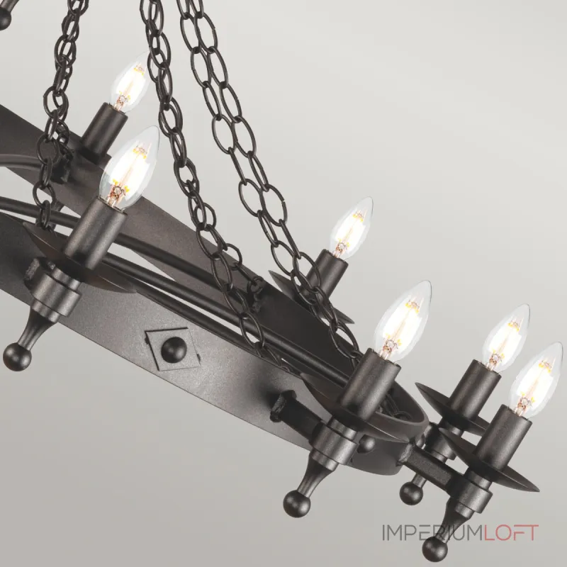Люстра Elstead Lighting Warwick WR12-GRAPHITE