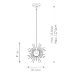 Подвесной светильник Elstead Lighting Sun king GN-SUN-KING-P-G