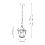 Подвесной фонарь Elstead Lighting Bayview BAYVIEW-8M-BK