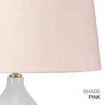 Настольная лампа Elstead Lighting Isla ISLA-AB-TL-PINK