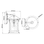 Настенный фонарь Quoizel Marblehead QZ-MARBLEHEAD-M-WHT