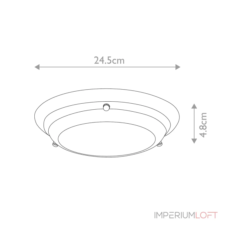 Потолочный светильник для ванной комнаты Elstead Lighting Welland WELLAND-F-S-PC