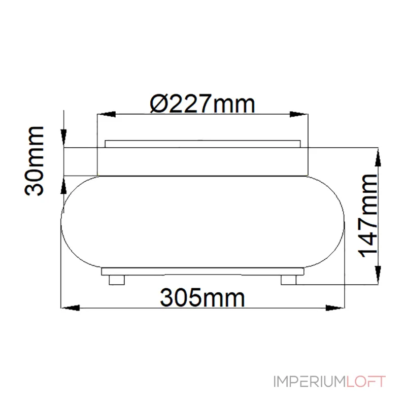 Потолочный светильник Quoizel Trilogy QZ-TRILOGY-FS-BN Потолочный светильник Quoizel Trilogy QZ-TRILOGY-FS-BN