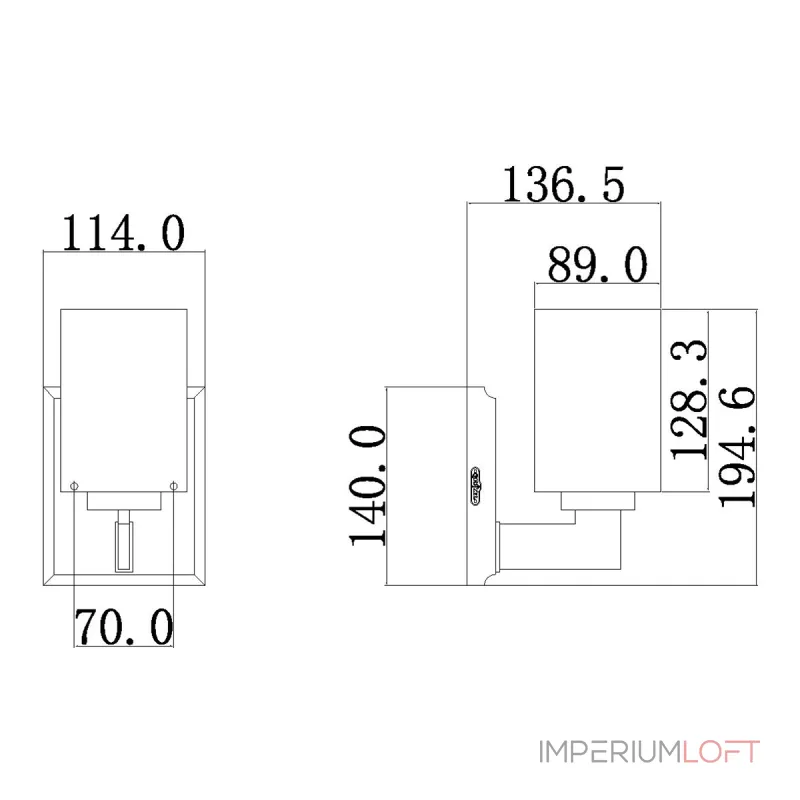 Бра для ванной Quoizel Taylor QZ-TAYLOR1S-BATH