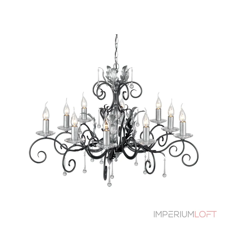 Люстра Elstead Lighting Amarilli AML10-BLK-SILVER Люстра Elstead Lighting Amarilli AML10-BLK-SILVER