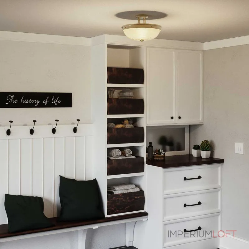 Потолочный светильник Quoizel Mantle QZ-MANTLE-SF-WS