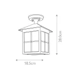 Потолочный фонарь Elstead Lighting Winchester BL18A-BLACK