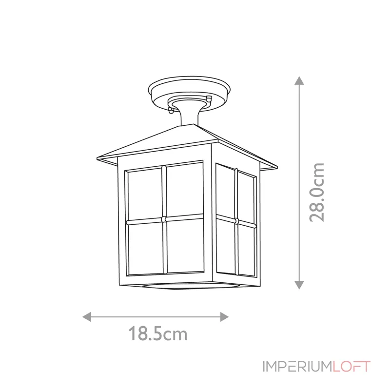 Потолочный фонарь Elstead Lighting Winchester BL18A-BLACK Потолочный фонарь Elstead Lighting Winchester BL18A-BLACK