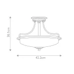 Потолочный светильник Quoizel Griffin QZ-GRIFFIN-SFS-C