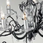 Люстра Elstead Lighting Amarilli AML10-BLK-SILVER