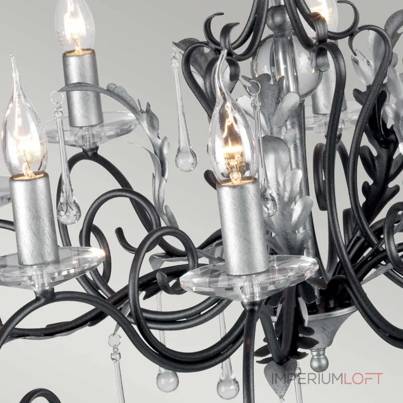 Люстра Elstead Lighting Amarilli AML10-BLK-SILVER Люстра Elstead Lighting Amarilli AML10-BLK-SILVER