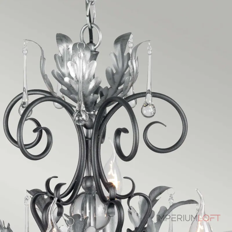 Люстра Elstead Lighting Amarilli AML10-BLK-SILVER Люстра Elstead Lighting Amarilli AML10-BLK-SILVER