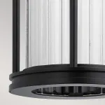Настенный фонарь Kichler Barras KL-BARRAS2-M-BK