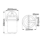 Настенный фонарь Kichler Andover QN-ANDOVER-M