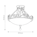 Потолочный светильник Feiss Chateau FE-CHATEAU-SF